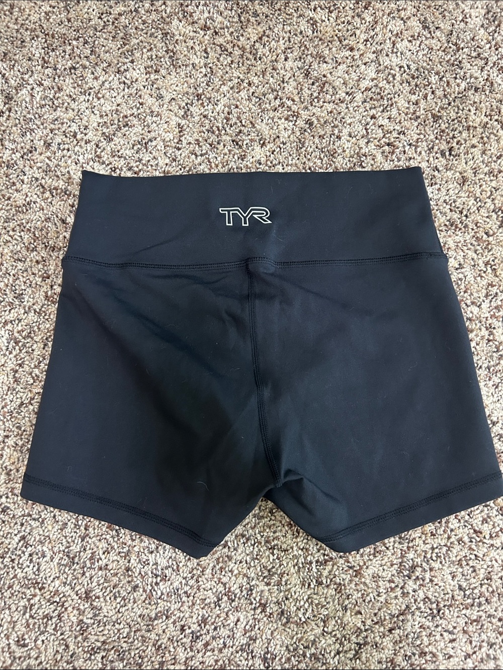 TYR Black Athletic Workout Shorts